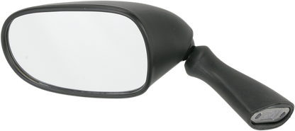 EMGO Mirror - Side View - Oval - Black - Left 20-78232
