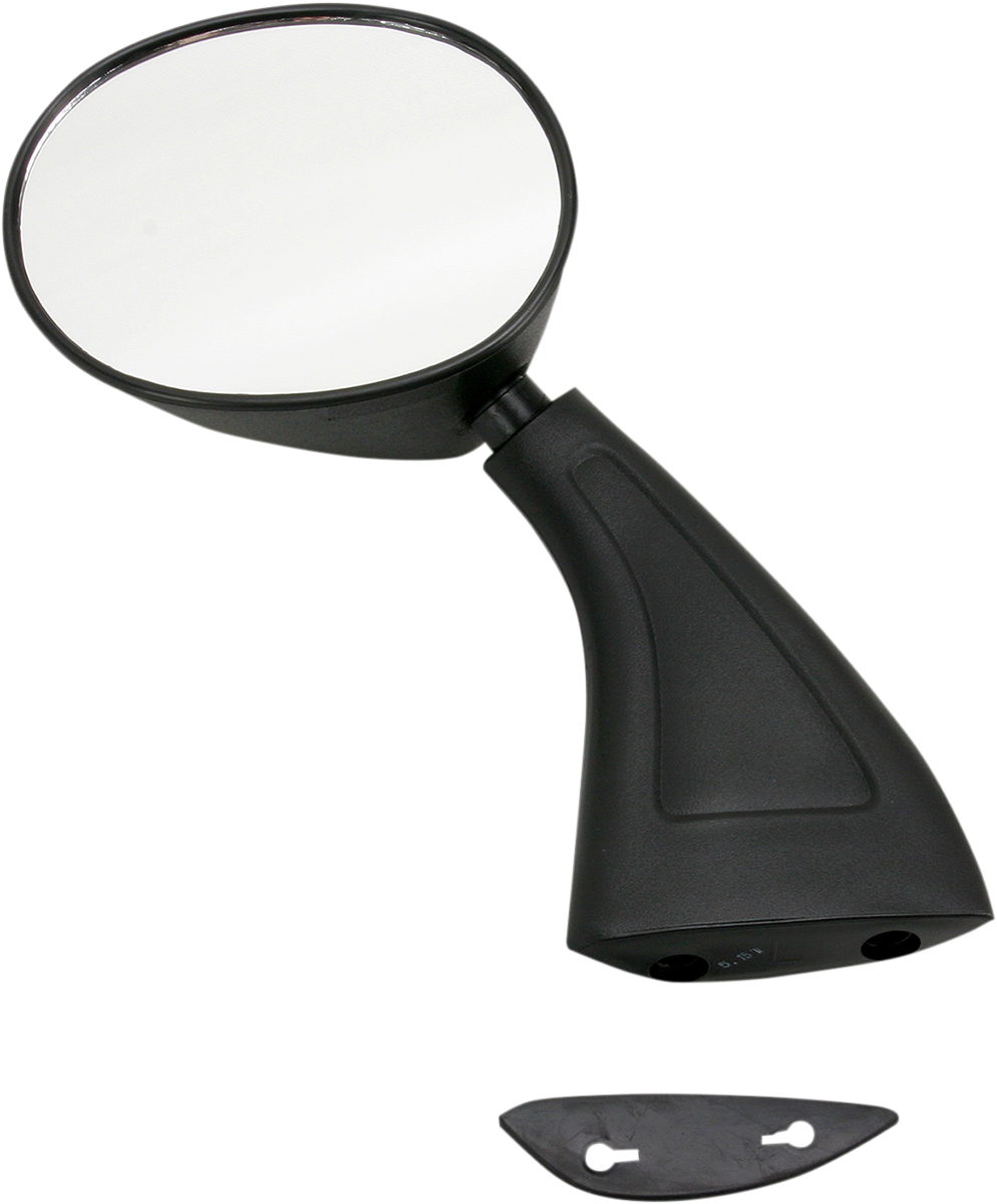 EMGO Mirror - Side View - Round - Black - Left 20-78272