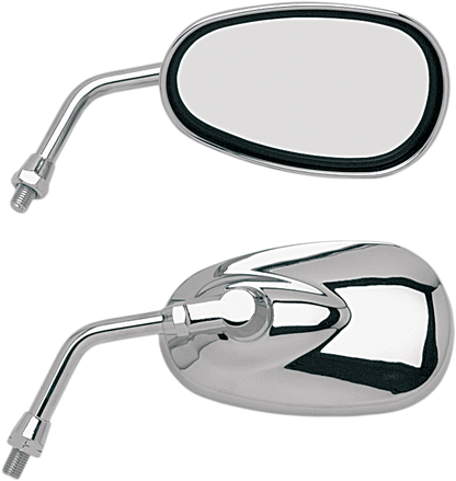 EMGO Mirror - 'Lil' Cruiser - Side View - Oval - Chrome - Right 20-86836
