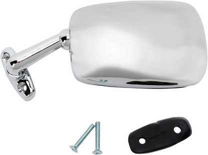 EMGO Mirror - Side View - Rectangle - Chrome - Left 20-87002