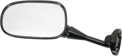 EMGO Mirror - Side View - Carbon Fiber - Rectangle - Left - Honda 20-87024