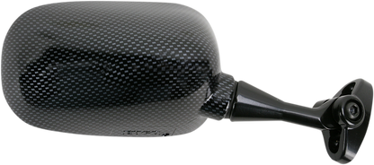 EMGO Mirror - Side View - Carbon Fiber - Rectangle - Right - Honda 20-87033