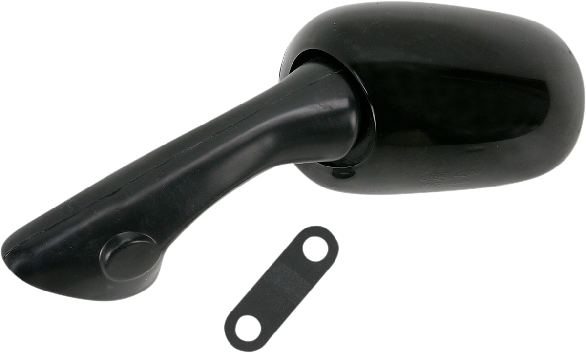 EMGO Mirror - Side View - Oval - Black - Left 20-87082