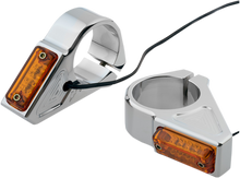 JOKER MACHINE LED Turn Signals - 41 mm - Chrome 05-301-3