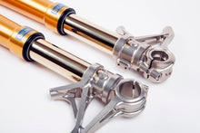 Motocorse Custom Ohlins R&T Forks with SBK Lowers and Billet Triple Clamps and Clip-ons for MV Agusta Superveloce 800