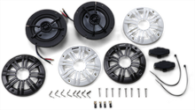 KICKER All-Weather 4" 2-way 2 Ohm Speakers 45KM42