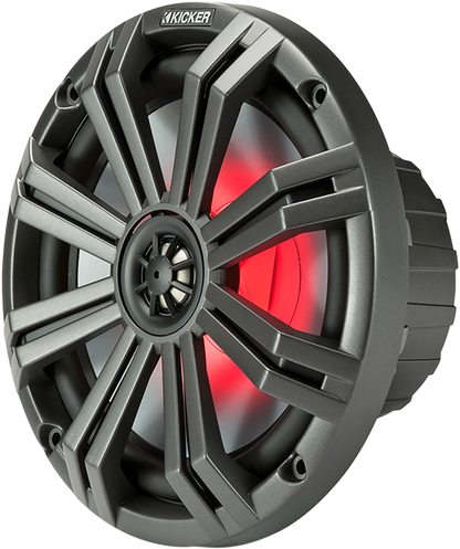 KICKER 8" Speakers - 7-Color LED 45KM84L