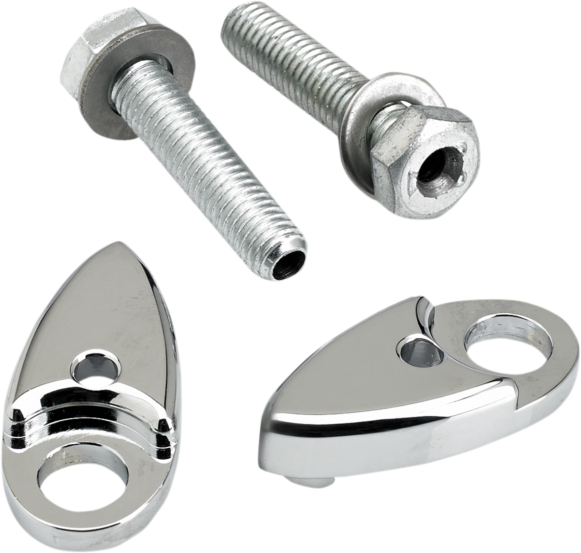 JOKER MACHINE Adapter Plates - Chrome - Dyna 05-55-3C