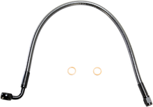 MAGNUM SHIELDING Brake Line - 10 mm-90° - 17" - Black Pearl AS47217