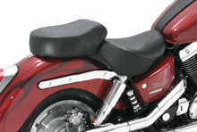 MUSTANG Seat - Vintage - Wide - Touring - Without Driver Backrest - One-Piece - Smooth - Black - VT1100 75018