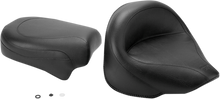 MUSTANG Seat - Vintage - Wide - Touring - Without Driver Backrest - Two-Piece - Smooth - Black - XVS 75279