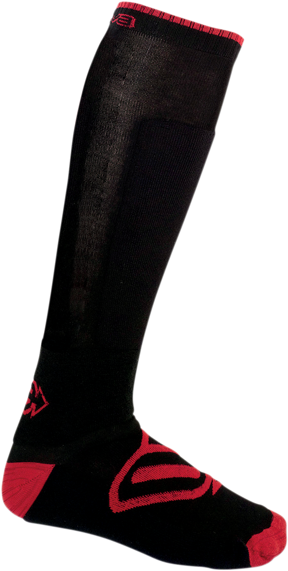 ARCTIVA Insulator Socks - Black/Red - Small/Medium - Size 6 - 9 3431-0411