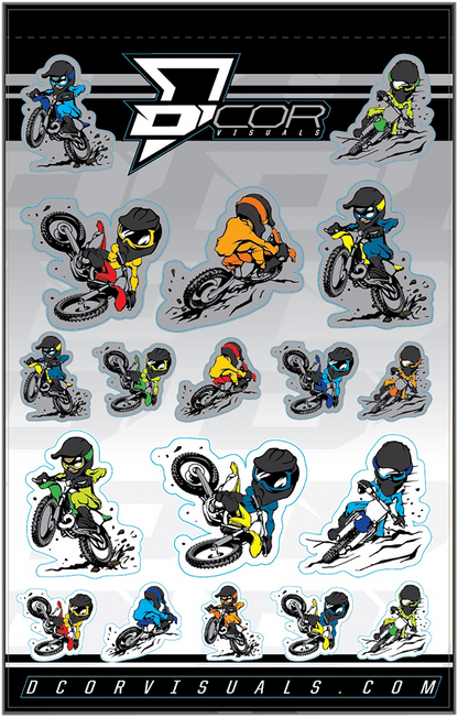 D'COR VISUALS Decal Sheet - Caricature 40-90-115