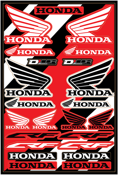 D'COR VISUALS Decal Sheet - Honda Cor2 40-10-101