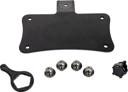 Laydown License Plate Mount Black