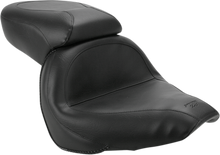 MUSTANG Seat - Vintage - Wide - Touring - Without Driver Backrest - One-Piece - Smooth - Black - VLX600 75794