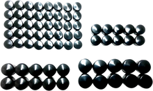 DRAG SPECIALTIES Bolt Cover Kit - Engine - Black - M8 352066