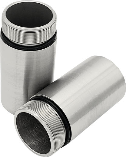 CYCLE VISIONS Fork Tube Extensions - 49 mm - Extends +3" - Chrome CV7113