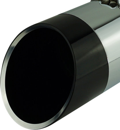 KHROME WERKS Replacement End Cap - Edge - 4-1/2" - Black 200714P