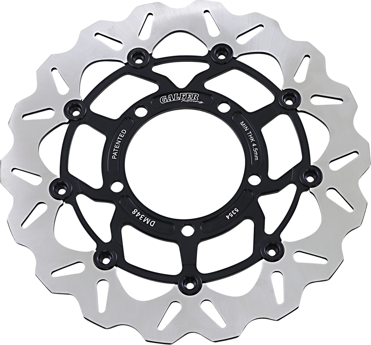 GALFER Brake Rotor - Front - Black Carrier DF348JCW