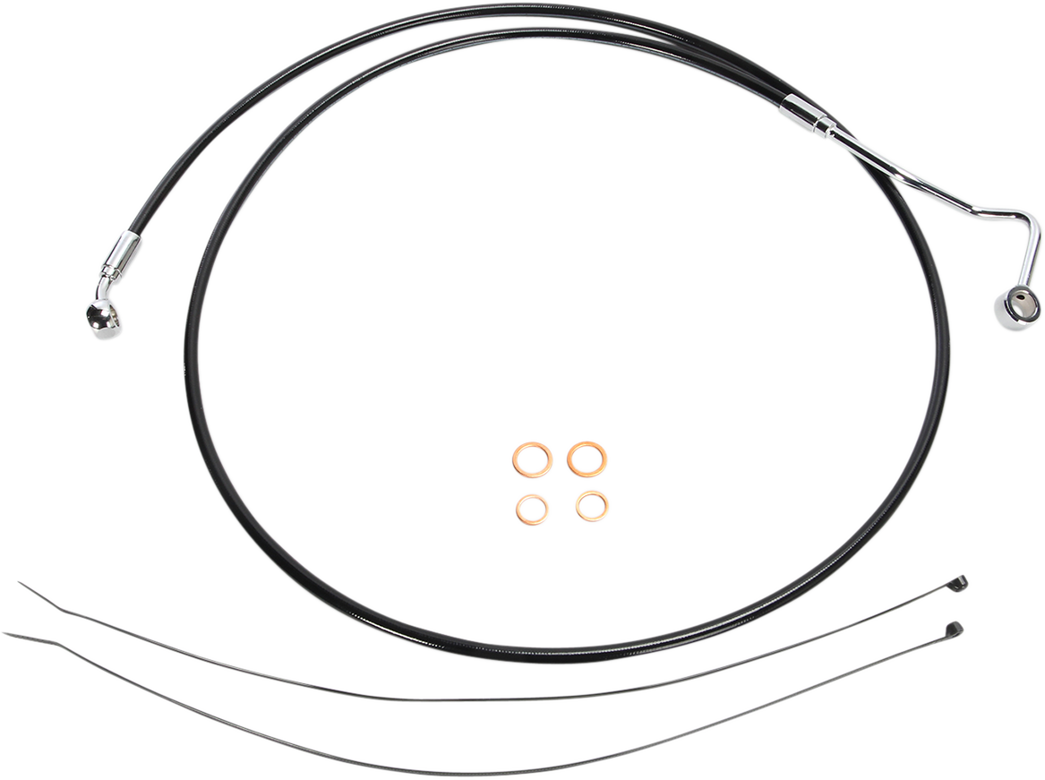 MAGNUM SHIELDING Brake Line - Upper - XR - Black SBC1401-68