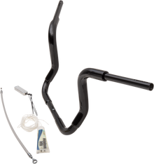 FAT BAGGERS INC. 1-1/2" EZ Install Rounded Top Handlebar Kit - 12" - Black 809412-B