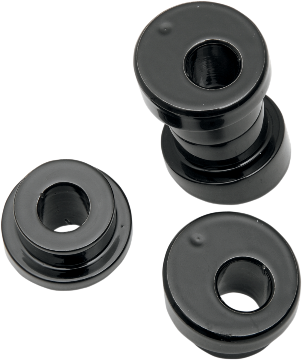 LA CHOPPERS Angled Handlebar Riser Bushing Kit - 10° - Black LA-7400-10B