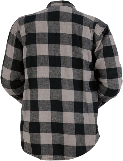 Z1R Duke Flannel Shirt - Gray/Black - XL 3040-2548