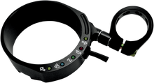 JOKER MACHINE Speedometer Relocation Bracket - Black - For 49 mm Fork 10-305B