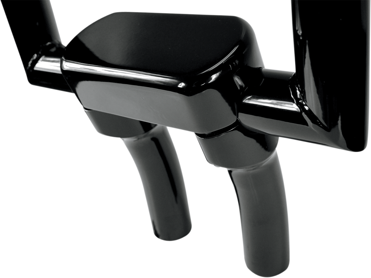 LA CHOPPERS Solid Handlebar Riser & Top Clamp Kit - 5-1/2" - Black LA-7442-05B