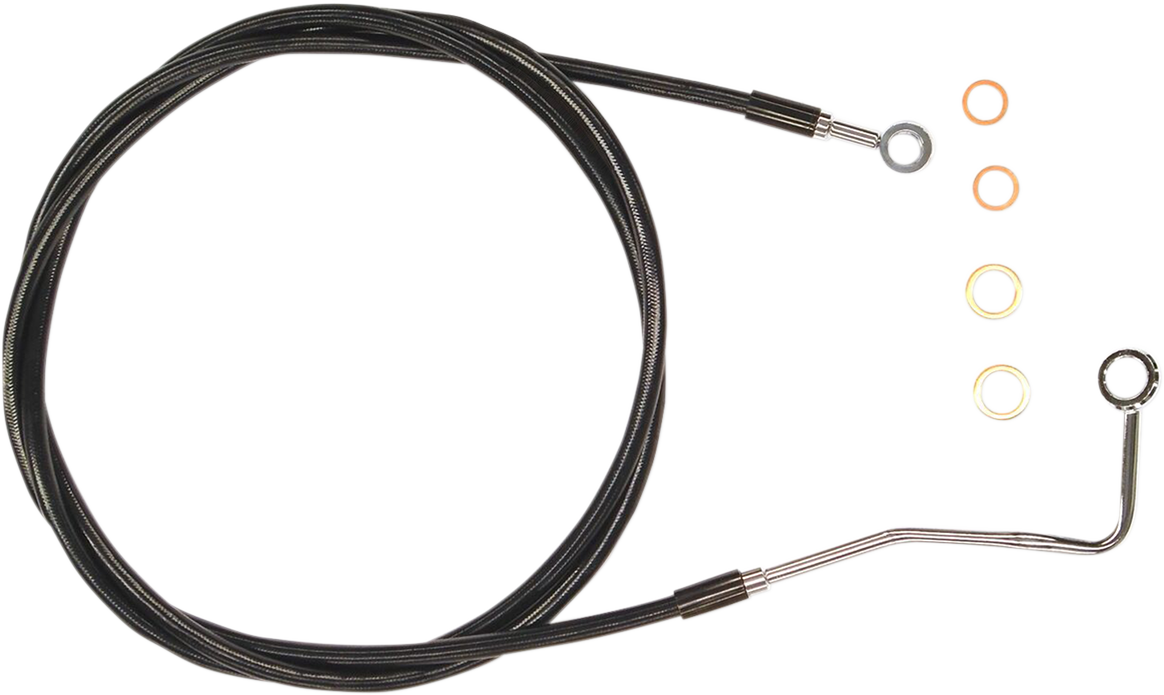 MAGNUM SHIELDING Brake Line - Upper - XR - Black SBC1402-70