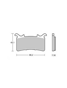 Brembo Z04 / Z03 / Z10 Brake Pads for Honda / BMW Nissin Calipers