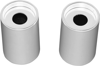 LA CHOPPERS Handlebar Riser Extensions - 2" x 1-1/4" - Chrome LA-7414-03
