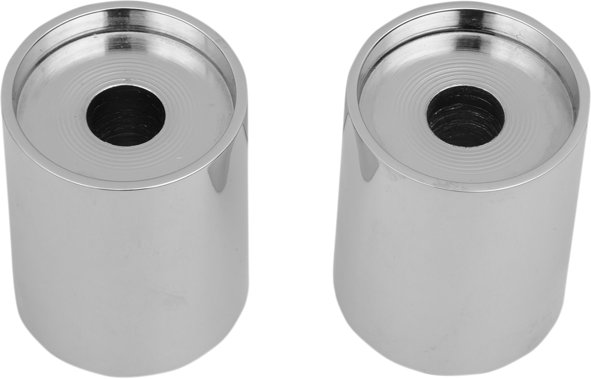 LA CHOPPERS Handlebar Riser Extensions - 2" x 1-1/2" - Chrome LA-7413-53