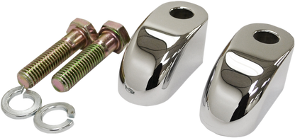 LA CHOPPERS Handlebar Riser Pullback Extension Kit - 1" - Chrome LA-7416-01