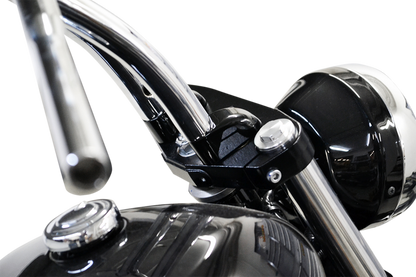 LA CHOPPERS Handlebar Riser Pullback Extension Kit - 1" - Black LA-7416-01B
