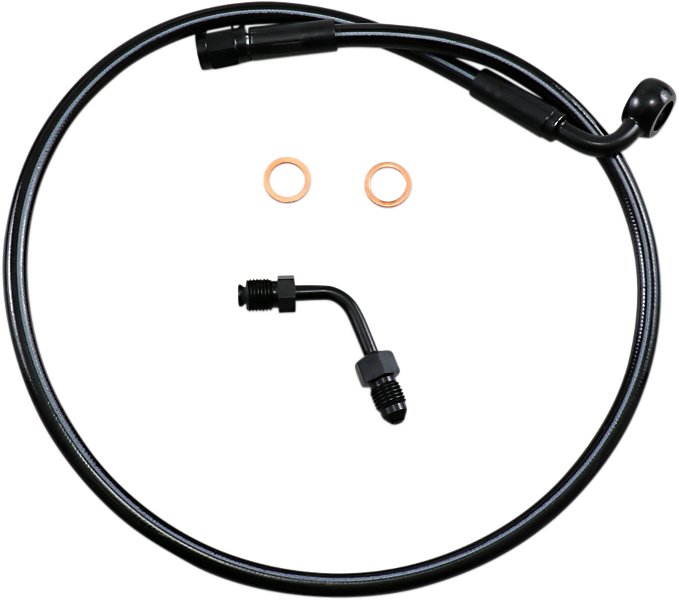 MAGNUM SHIELDING Brake Line - Upper with Adapter - Black SBB1502-27