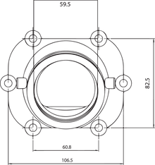 KIMPEX Carburetor Mounting Flange - Polaris 104608