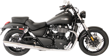MUSTANG Seat - Vintage - Wide - Touring - Without Driver Backrest - Two-Piece - Smooth - Black 76831