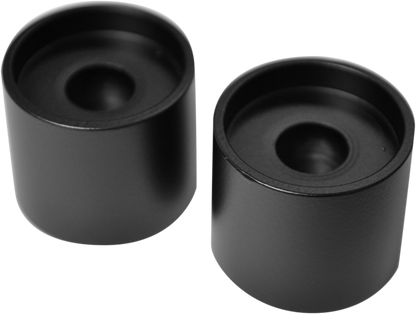 LA CHOPPERS Handlebar Riser Extensions - 1" x 1-1/4" - Flat Black LA-7414-01M