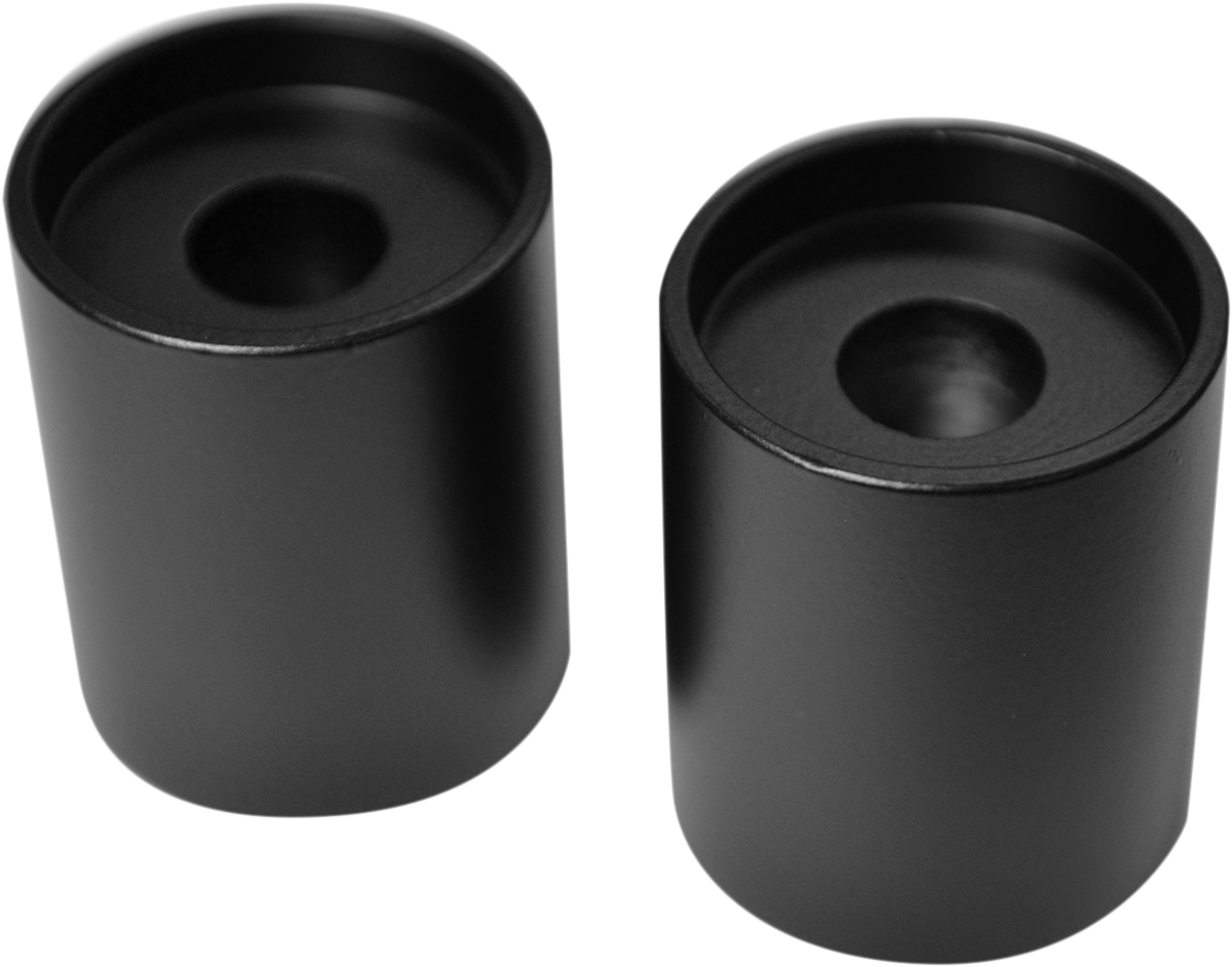 LA CHOPPERS Handlebar Riser Extensions - 1-1/2" x 1-1/4" - Flat Black LA-7414-02M