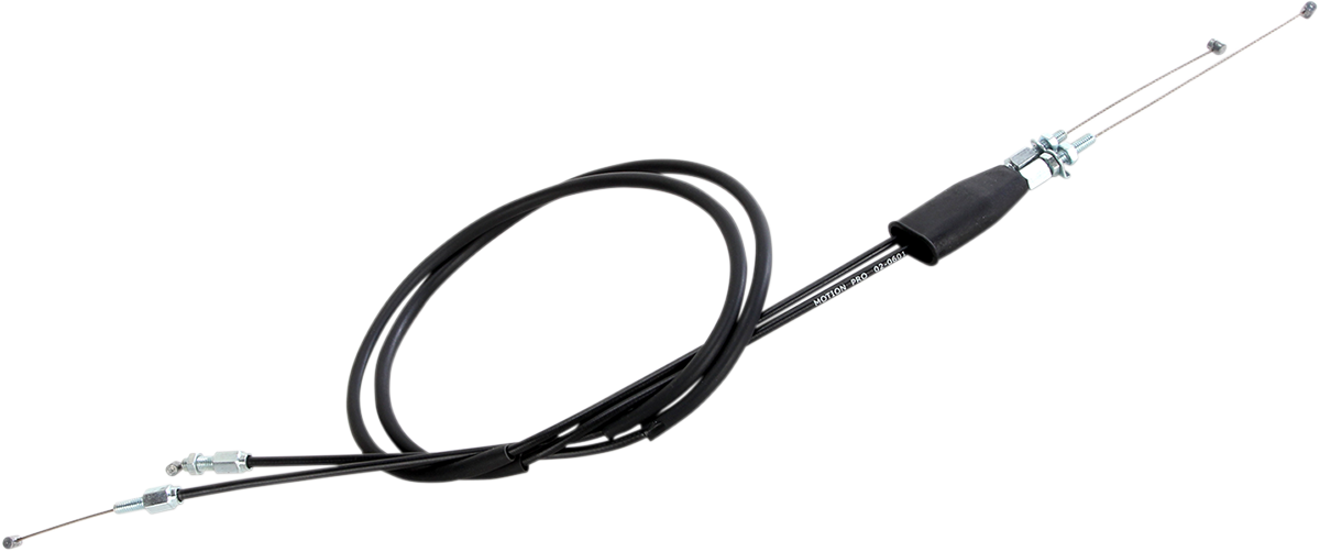 MOTION PRO Black Vinyl Throttle Cable - Push/Pull - '10-'17 CRF250R 02-0601