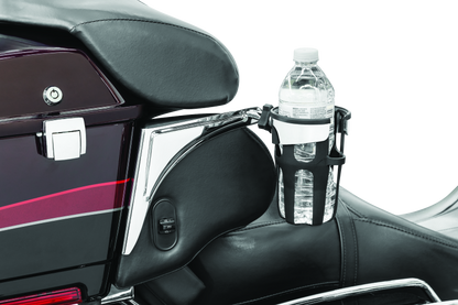 Kuryakyn Reflex Drink Holder Right Side HD Touring Passenger Mount 96-13 Chrome
