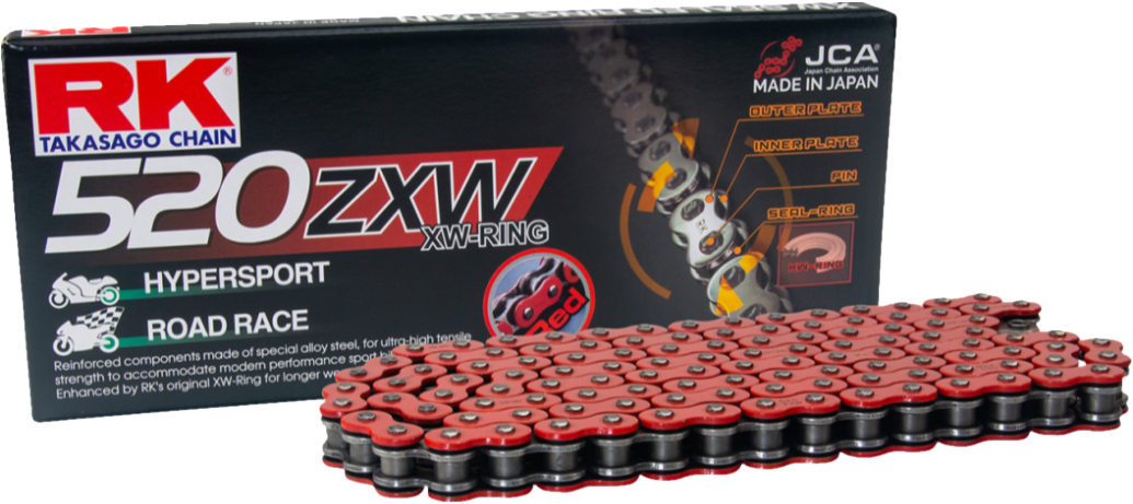 Rr520zxw Drive Chain Red 520 X 120