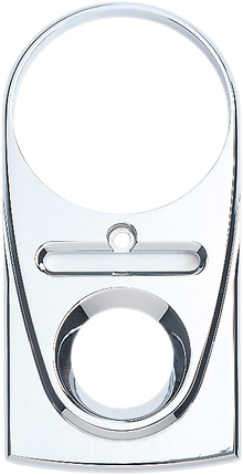 JOKER MACHINE Tear Drop Upper Dash Cover - Smooth - Chrome 04-21S