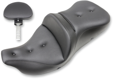 SADDLEMEN Extended Reach Roadsofa™ Seat - Pillow Top - Backrest - Heated - FL '08-'24 808-07B-183BRHC