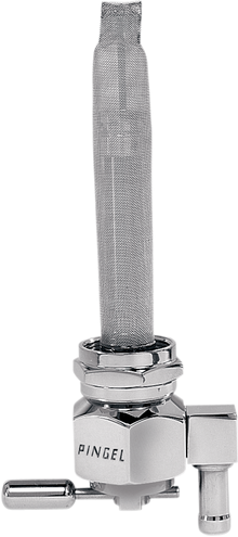 PINGEL Hex Fuel Valve - Chrome - 22 mm 6391-CH