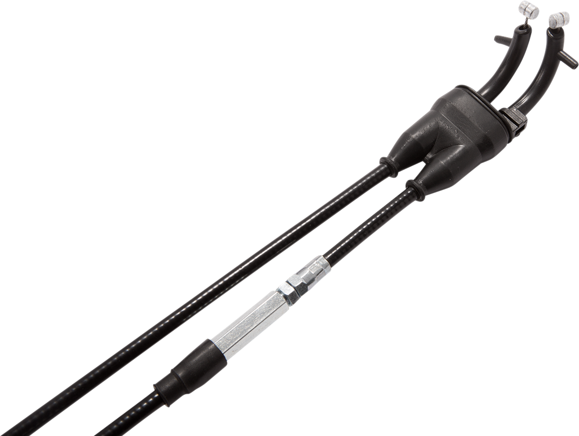 MOTION PRO Black Vinyl Throttle Cable - Push/Pull - '17-'21 CRF 02-0608