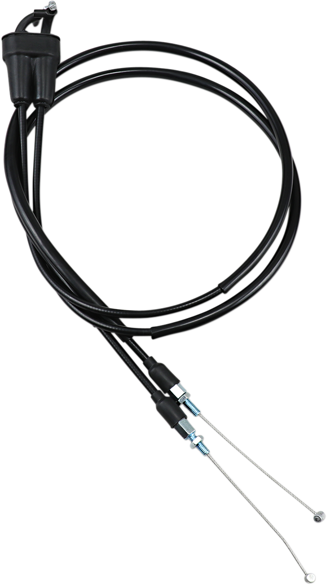 MOTION PRO Black Vinyl Throttle Cable - Push/Pull - '15-'19 Husqvarna/KTM 10-0166