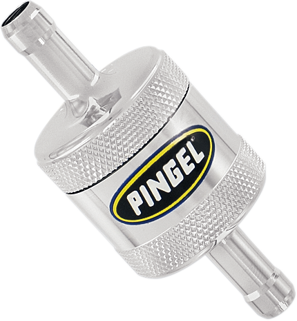 PINGEL Fuel Filter - Short - Chrome - 5/16" SS1C